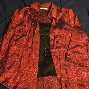 Vintage Dressbarn red top